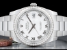 Ролекс (Rolex)|Datejust 36 Bianco Oyster White Milk Roman Dial Diamonds Bezel|116244 